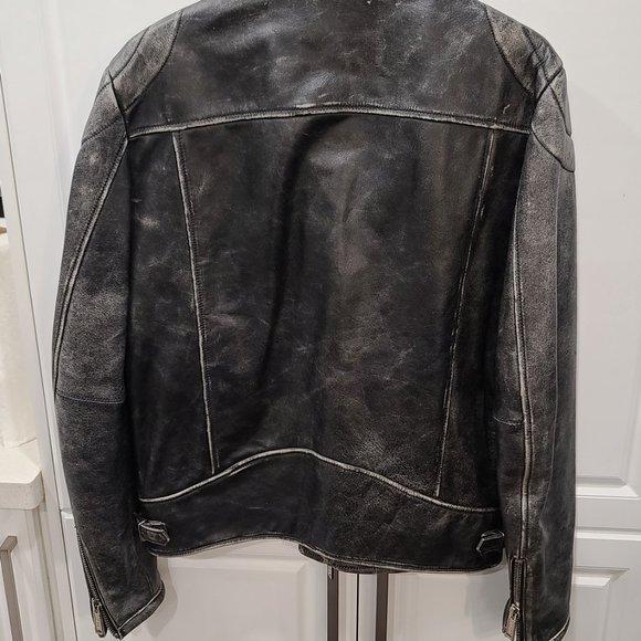 Dsquared2 Leather Biker Jacket - Picture 6 of 9